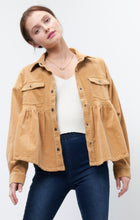 Load image into Gallery viewer, Corduroy Button up Jacket