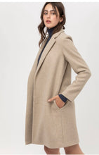 Load image into Gallery viewer, Beige Long Dress Coat