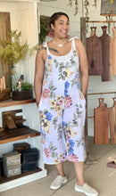 Load image into Gallery viewer, Spring Floral Italian Linen Jumpsuit